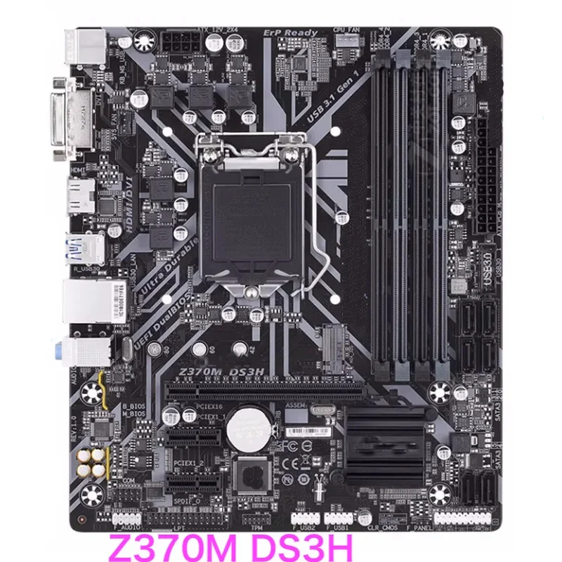 Suitable For Gigabyte Z370M DS3H Motherboard LGA 1151 DDR4 Mainboard 100%tested fully work Free Shipping
Suitable For Gigabyte Z370M DS3H Motherboard LGA 1151 DDR4 Mainboard 100%tested fully work Free Shipping