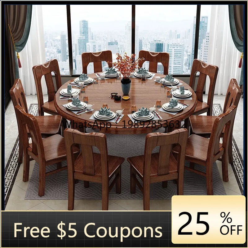 LYY New Chinese Style Folding Solid Wood Dining Table and Chair Set Walnut Wood Dining for Home Small Expandable Round Table
LYY New Chinese Style Folding Solid Wood Dining Table and Chair Set Walnut Wood Dining for Home Small Expandable Round Table