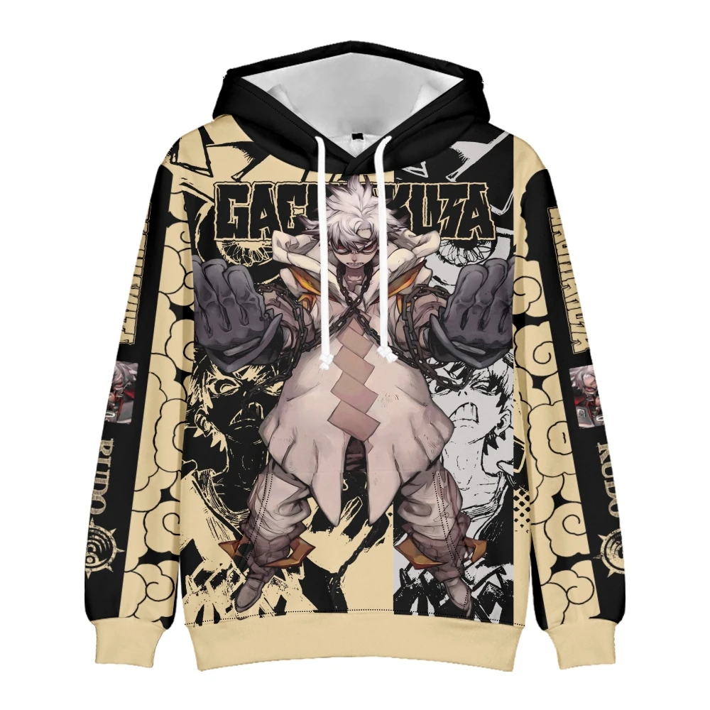 Gachiakuta Merch толстовки с новым логотипом, пуловеры для женщин и мужчин, модные повседневные толстовки в стиле хип-хоп
Gachiakuta Merch толстовки с новым логотипом, пуловеры для женщин и мужчин, модные повседневные толстовки в стиле хип-хоп