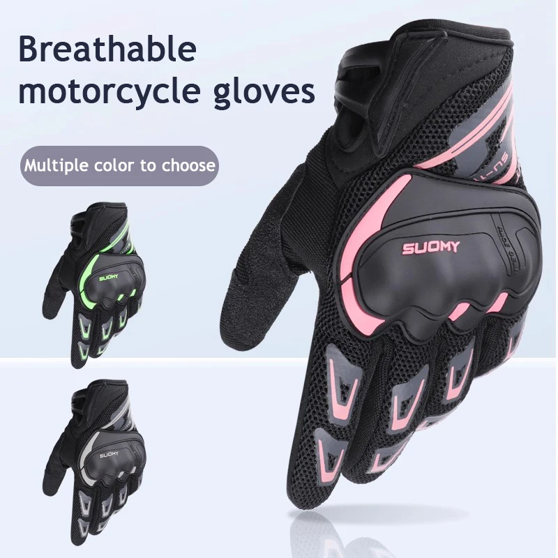 Летние мотоциклетные перчатки Suomy из дышащей ткани с сенсорным экраном, унисекс, полная защита пальцев для мотокросса, грязи и езды на велосипеде Luvas
Летние мотоциклетные перчатки Suomy из дышащей ткани с сенсорным экраном, унисекс, полная защита пальцев для мотокросса, грязи и езды на велосипеде Luvas