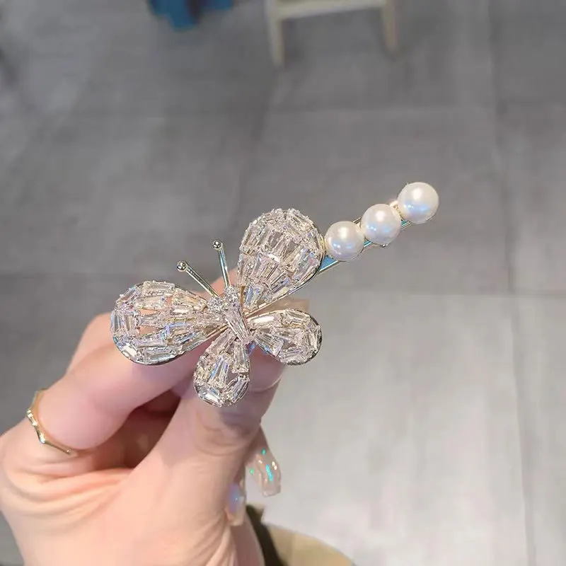 Korean butterfly duckbill clip, new popular summer hair clip, high-end feeling, sweet and fresh bangs side clip
Korean butterfly duckbill clip, new popular summer hair clip, high-end feeling, sweet and fresh bangs side clip