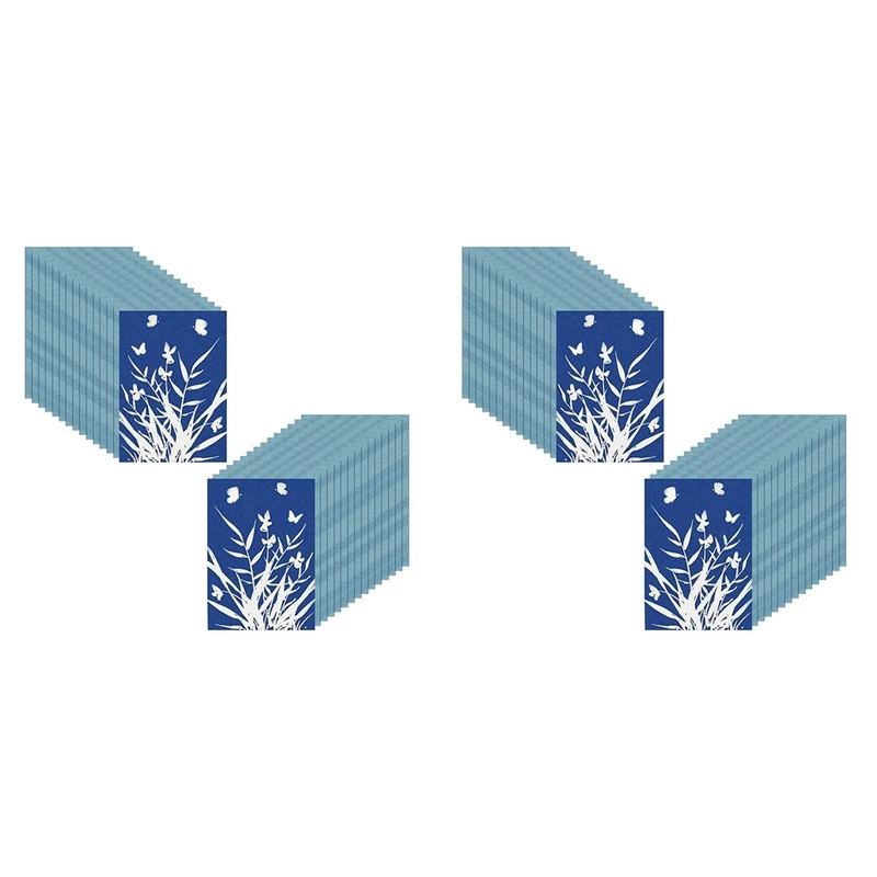 Cyanotype Paper, 120 Pcs A5 Sun Print Paper Kit, High Sensitivity Sun Print Nature Printing Paper Solar Drawing Pape
Cyanotype Paper, 120 Pcs A5 Sun Print Paper Kit, High Sensitivity Sun Print Nature Printing Paper Solar Drawing Pape