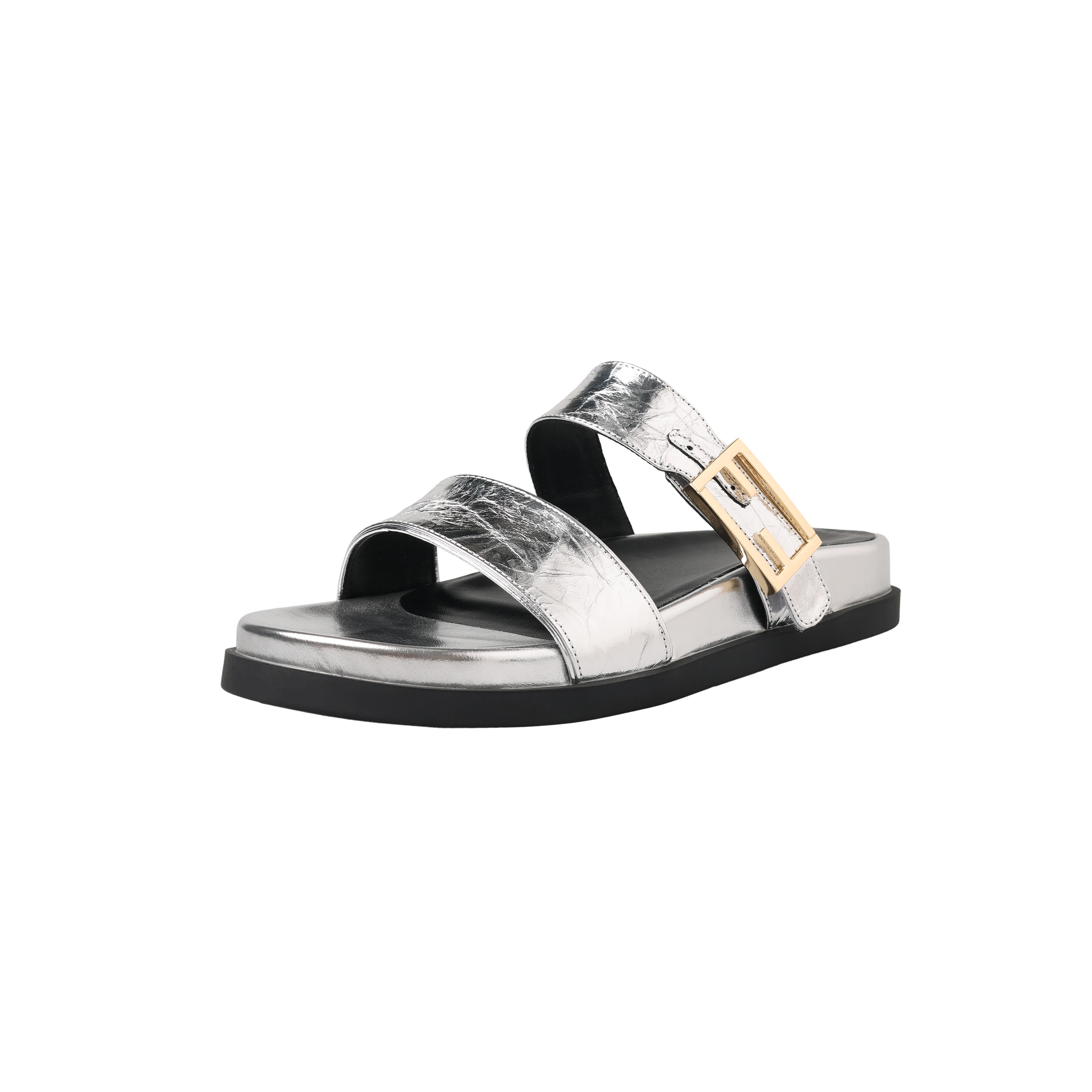 Genuine Leather Cowhide Flat Women Slippers,Fashion Metal Buckles Summer Women Sandals Female Casual Womens Shoes
Genuine Leather Cowhide Flat Women Slippers,Fashion Metal Buckles Summer Women Sandals Female Casual Womens Shoes