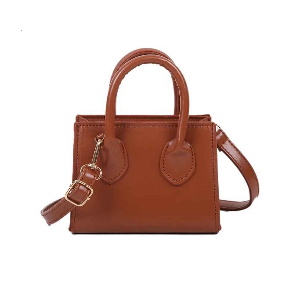 PU Leather Small Square Bag Solid Color Top Handle Women's Crossbody Bag Adjustable Straps Minimalist Mini Handbag Female
PU Leather Small Square Bag Solid Color Top Handle Women's Crossbody Bag Adjustable Straps Minimalist Mini Handbag Female