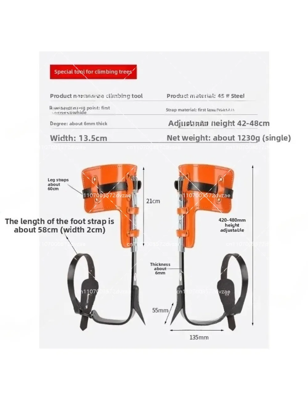 Tree Climbing Spikes Tree Climbing Gear for Fruit Picking Outdoor Activities Pruning Branches Tree Work Camping Accessories
Tree Climbing Spikes Tree Climbing Gear for Fruit Picking Outdoor Activities Pruning Branches Tree Work Camping Accessories