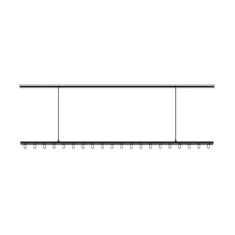 Hidden Embedded Electric Clothes Drying Rack Household Intelligent Lifting Clothes Drying Rod Balcony Invisible Ceiling Clothes