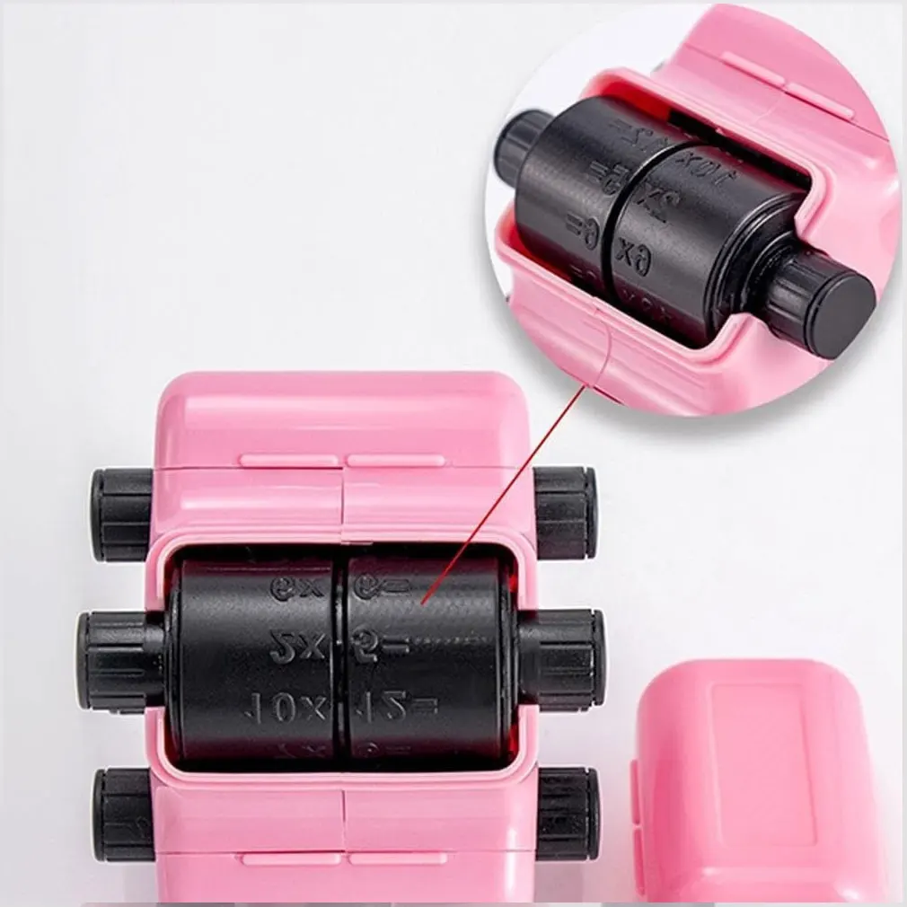 New 4 in 1 Math Roller Stamp Set, Roller Digital Teaching Stamps Practice Tool, W/Refill Ink,Fun Math Gift for Kids,Classroom
New 4 in 1 Math Roller Stamp Set, Roller Digital Teaching Stamps Practice Tool, W/Refill Ink,Fun Math Gift for Kids,Classroom