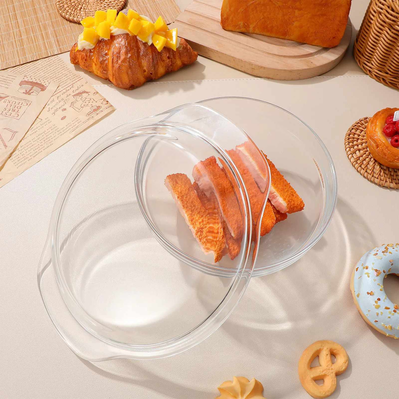 Reusable Microwave Glass Cover Splatter Protector Splash-Proof Oil-Proof Clear Microwave Plate Cover 17.8cm Food Covers
Reusable Microwave Glass Cover Splatter Protector Splash-Proof Oil-Proof Clear Microwave Plate Cover 17.8cm Food Covers