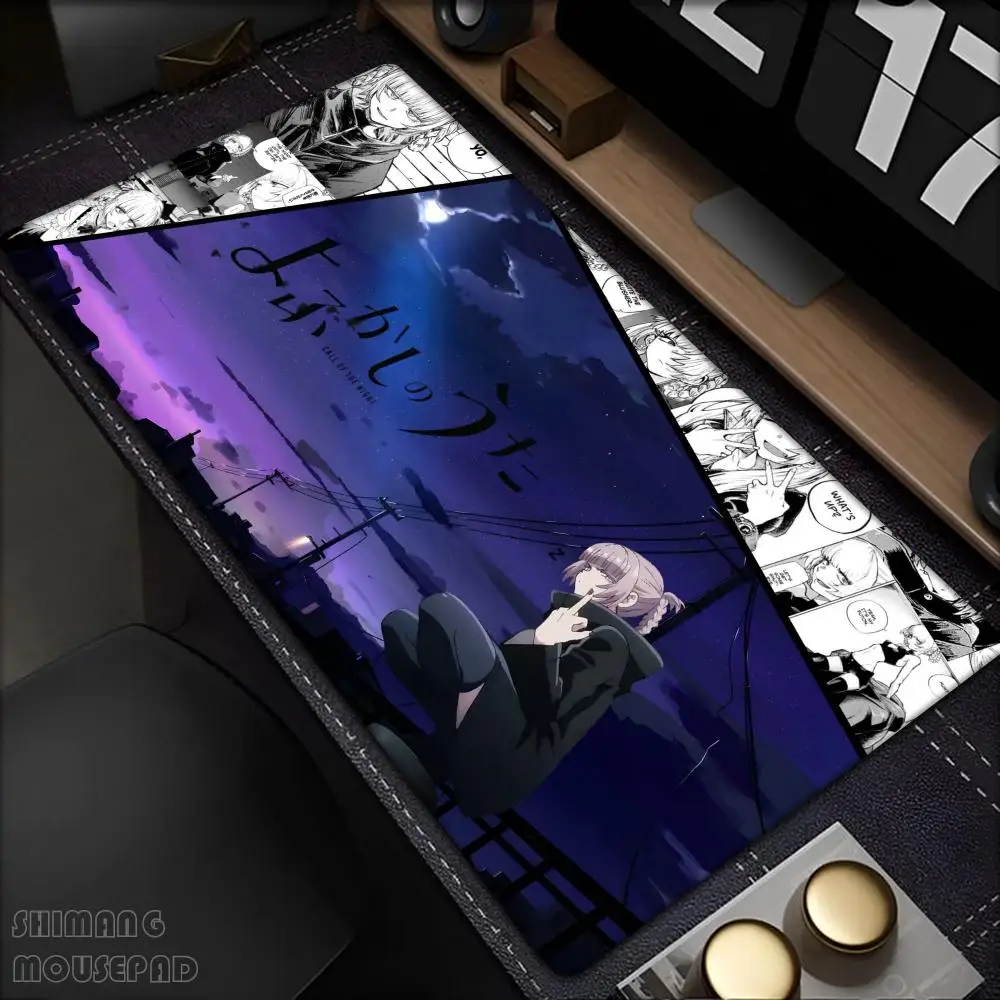 Anime Y-Yofukashi No Uta Nanakusa Nazuna Mouse Pad Large Thick Desk Pad Stitched Edges Gaming Mouse Mat for PC
Anime Y-Yofukashi No Uta Nanakusa Nazuna Mouse Pad Large Thick Desk Pad Stitched Edges Gaming Mouse Mat for PC