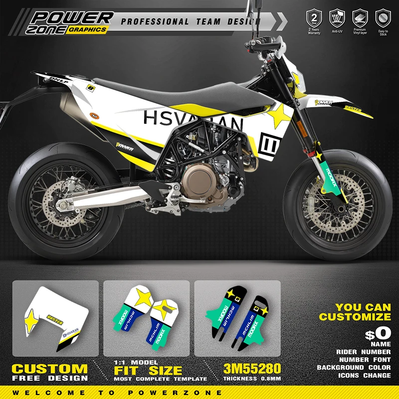 PowerZone пользовательские графические наклейки для команды Husqvarna наклейка 15-20 701 SUPERMOTO ENDURO 2015-2017 2018 2019 2023 03
PowerZone пользовательские графические наклейки для команды Husqvarna наклейка 15-20 701 SUPERMOTO ENDURO 2015-2017 2018 2019 2023 03