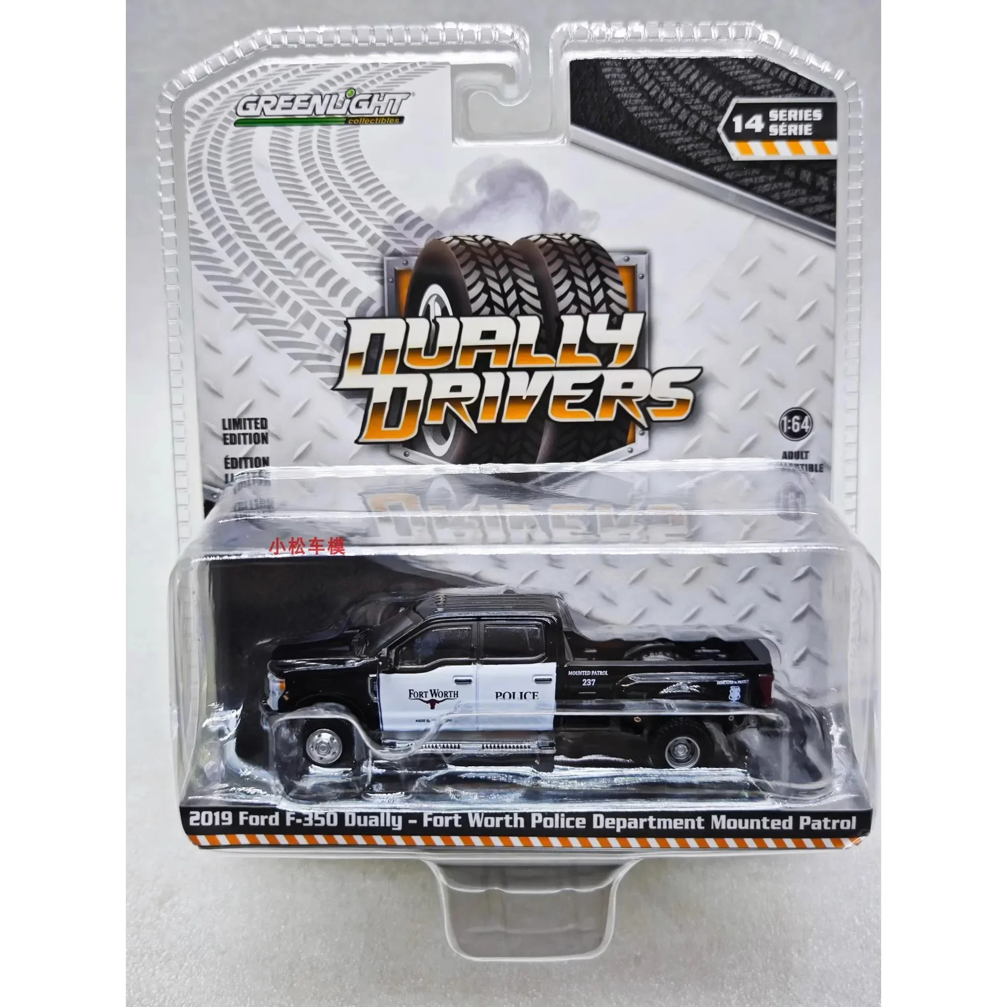 1:64 2019 Ford F-350 Dually-Fort Worth Police Department Mounted Patrol Alloy Car Model Collectible Toy Child ornament
1:64 2019 Ford F-350 Dually-Fort Worth Police Department Mounted Patrol Alloy Car Model Collectible Toy Child ornament