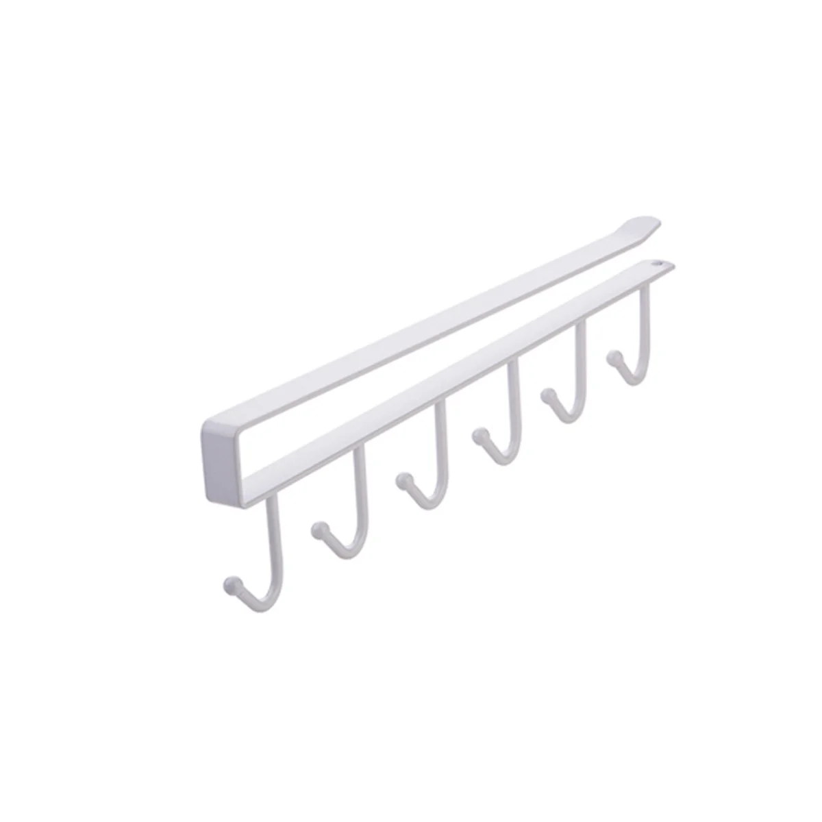 Kitchen Hanger Iron Hooks Shelf Free Of Punch Rack Multifunction Hanger for Kitchen Gadgets White
Kitchen Hanger Iron Hooks Shelf Free Of Punch Rack Multifunction Hanger for Kitchen Gadgets White