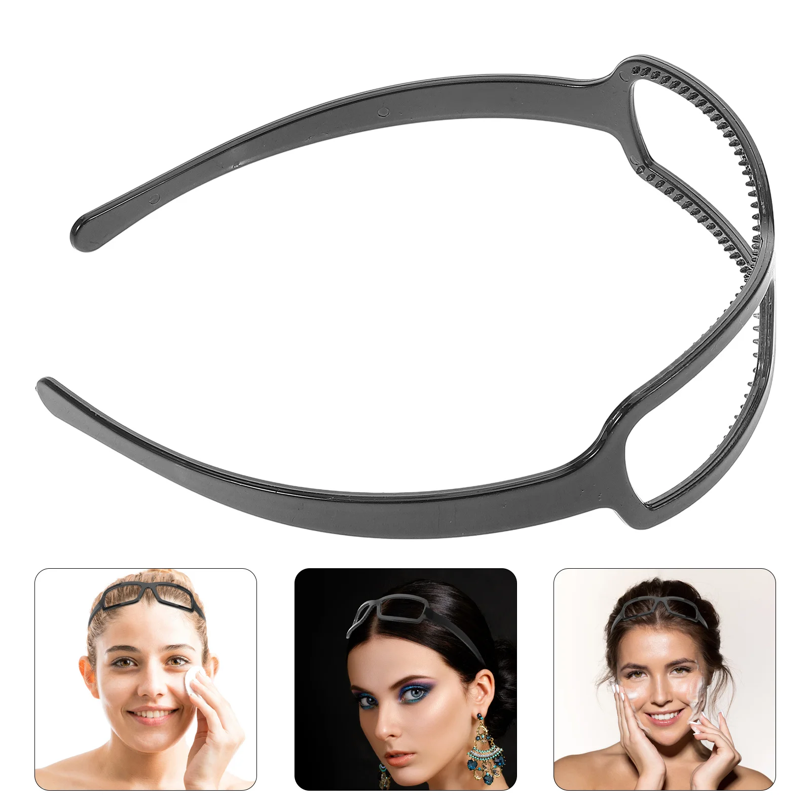 Resin Headband Stylish Lightweight Plastic Hair Band For Women Eyewear Inspired Design Face Washing Makeup Spa Hair Care
Resin Headband Stylish Lightweight Plastic Hair Band For Women Eyewear Inspired Design Face Washing Makeup Spa Hair Care