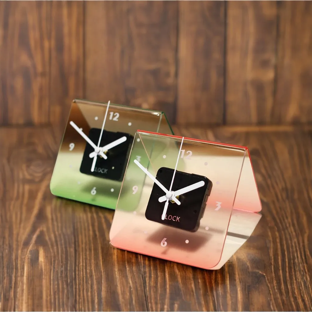Acrylic Desktop Clock Creative Clock Translucent Modern Simple Silent Ins Style Decorative Ornaments Children Room Decoration
Acrylic Desktop Clock Creative Clock Translucent Modern Simple Silent Ins Style Decorative Ornaments Children Room Decoration