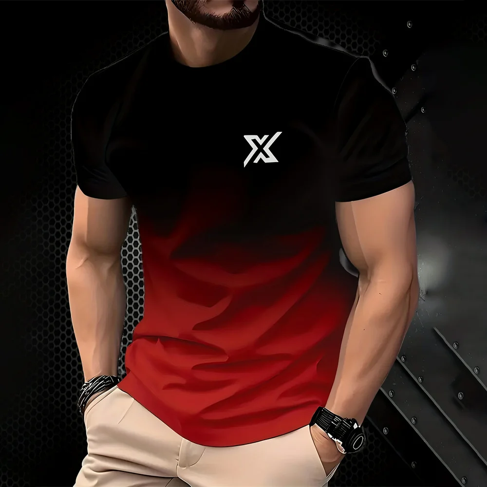 Simple Gradient T Shirt Men Summer Quick-Drying Men's Shirts O-Neck Short Sleeve Tee Casual Men T-Shirt Street Men's Clothing
Simple Gradient T Shirt Men Summer Quick-Drying Men's Shirts O-Neck Short Sleeve Tee Casual Men T-Shirt Street Men's Clothing