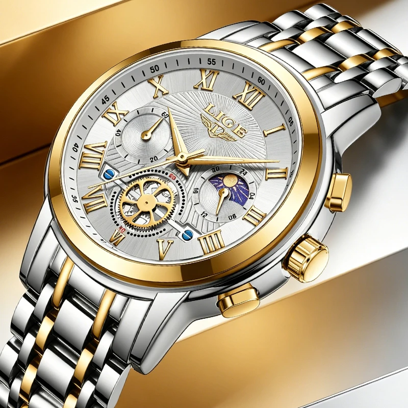 LIGE Ladies Watches Top Brand Luxury Creative Steel Bracelet Wristwatch Gift for Women Waterproof Quartz Chronograph Reloj Mujer
LIGE Ladies Watches Top Brand Luxury Creative Steel Bracelet Wristwatch Gift for Women Waterproof Quartz Chronograph Reloj Mujer