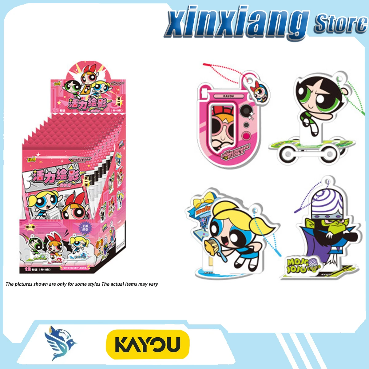 KAYOU The Powerpuff Girls Acrylic Decorative Piece Collectible Card Surprises Comics Souvenirs Trendy Toys Animations Decoration
KAYOU The Powerpuff Girls Acrylic Decorative Piece Collectible Card Surprises Comics Souvenirs Trendy Toys Animations Decoration