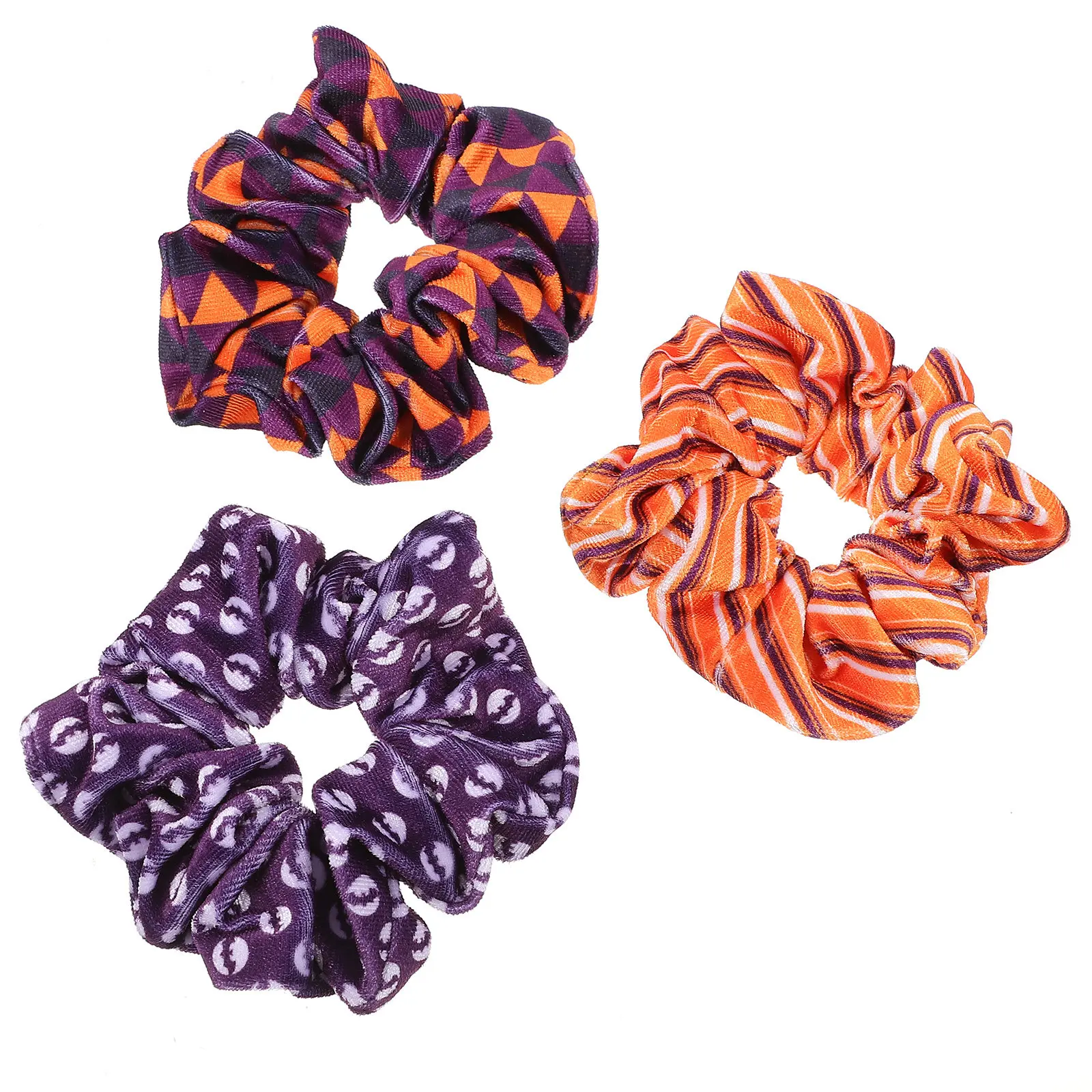 3Pcs Stylish Elastic Hair Scrunchies for Girls Lightweight Non-Damaging Halloween Style Ponytail Holders Festival Hair Rope
3Pcs Stylish Elastic Hair Scrunchies for Girls Lightweight Non-Damaging Halloween Style Ponytail Holders Festival Hair Rope