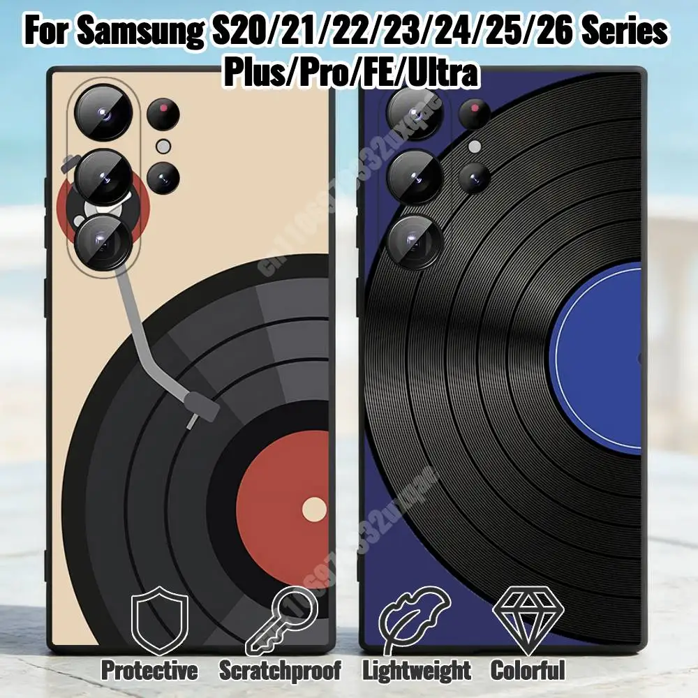 Music Vinyl Record Disk Phone Case for Samsung Galaxy S21 22 23 Ultra Plus S24 25 26 FE Lite TPU Protector
Music Vinyl Record Disk Phone Case for Samsung Galaxy S21 22 23 Ultra Plus S24 25 26 FE Lite TPU Protector