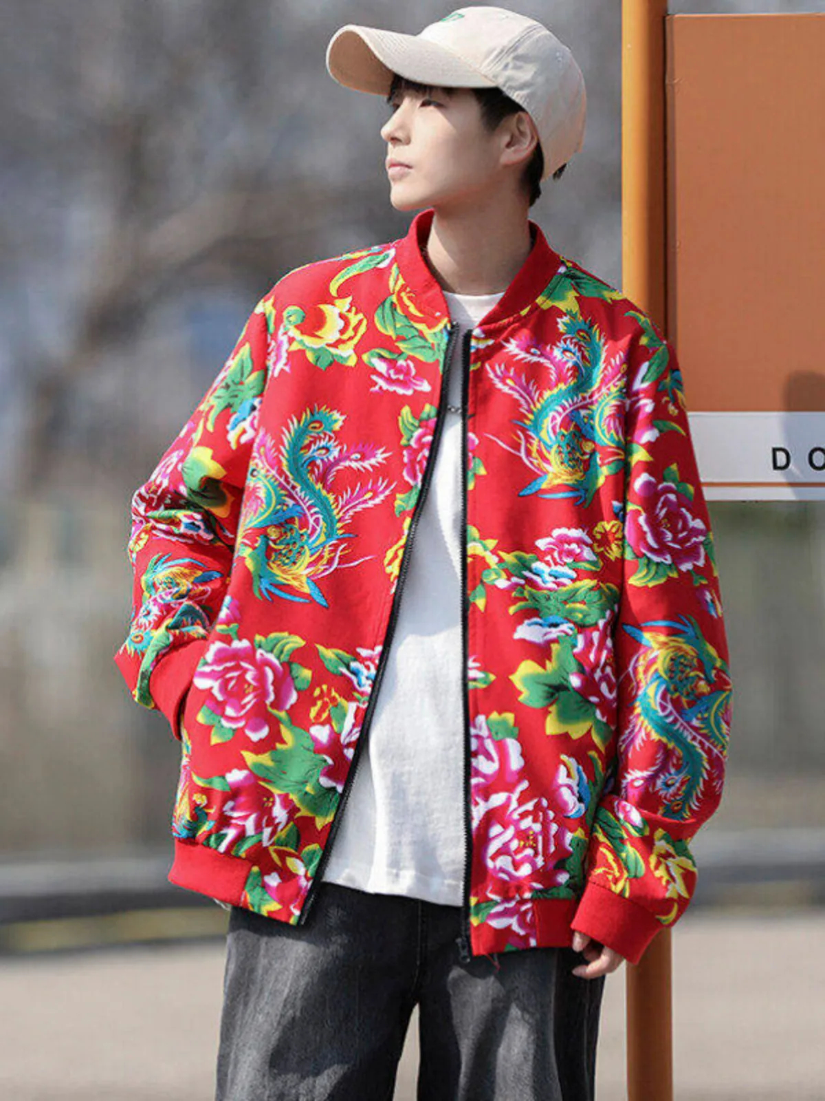 Spring Faion ex Baseball Collar Jaet Outerwear Large Size Open Cardigan Red Bot Northeast Big Flower New Chinese T...
Spring Faion ex Baseball Collar Jaet Outerwear Large Size Open Cardigan Red Bot Northeast Big Flower New Chinese T...
