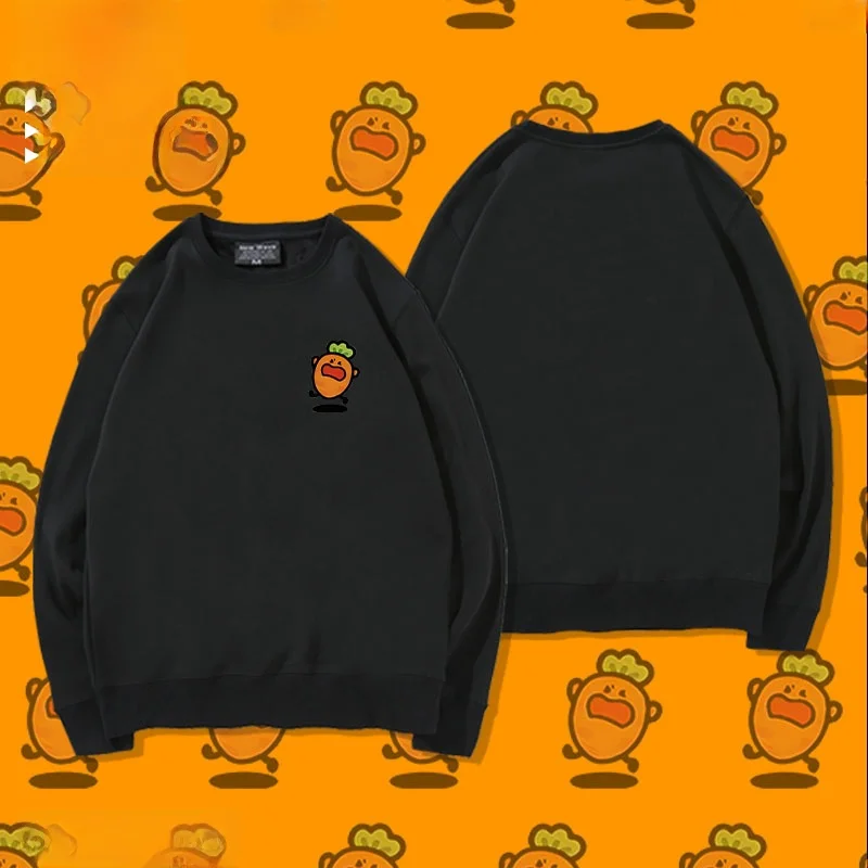 Fun Cartoon Print Rabbit Carrot round Ne Sweatirt ex Loose Fit Pure Cotton Youthful Vitali Casual Crew Ne Pullover
Fun Cartoon Print Rabbit Carrot round Ne Sweatirt ex Loose Fit Pure Cotton Youthful Vitali Casual Crew Ne Pullover