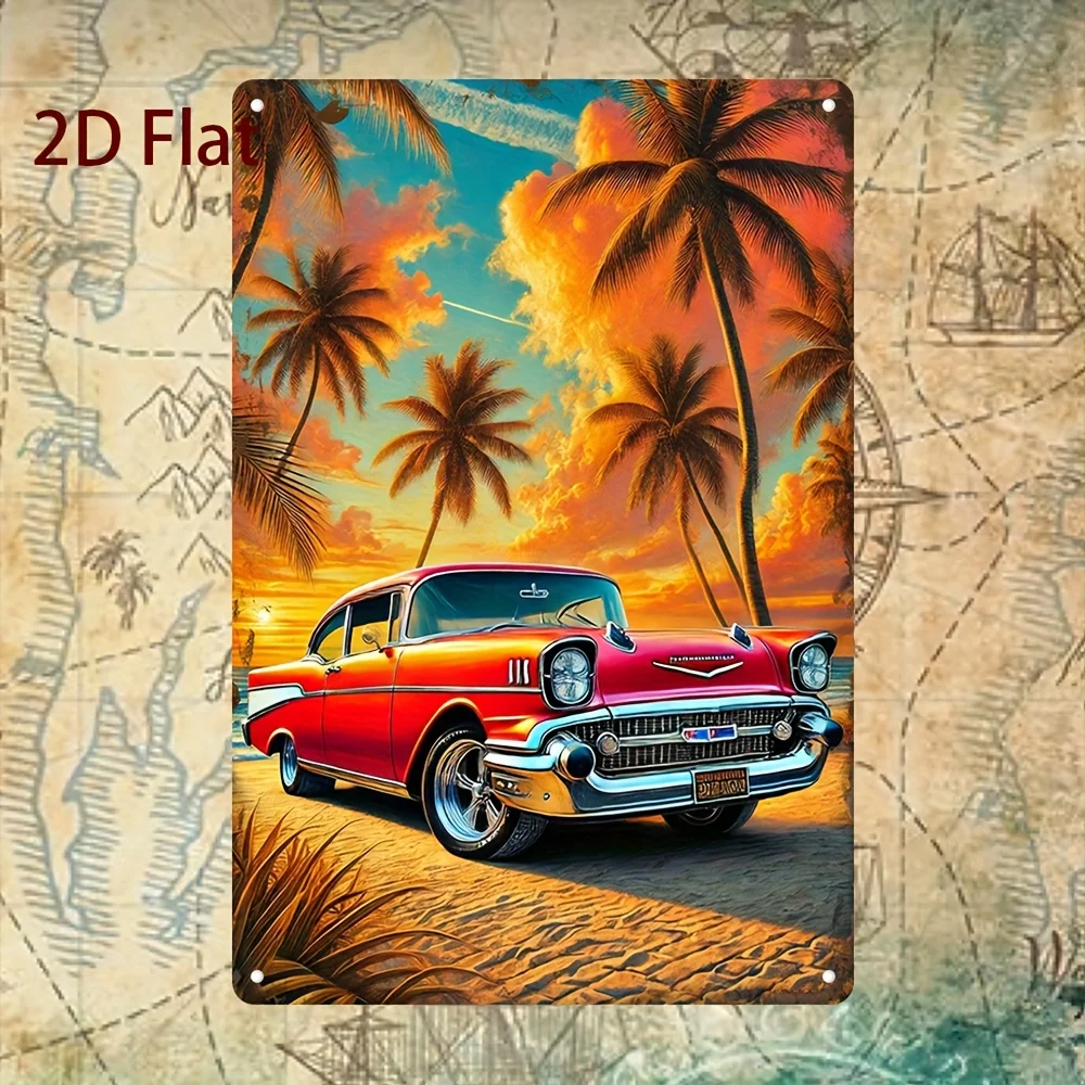 Vintage Iron Reusable Red Classic Car Beach Sunset Metal Tin Plaque Wall Decor Sign, , for Room Decoration, Home, Restaurant, B
Vintage Iron Reusable Red Classic Car Beach Sunset Metal Tin Plaque Wall Decor Sign, , for Room Decoration, Home, Restaurant, B