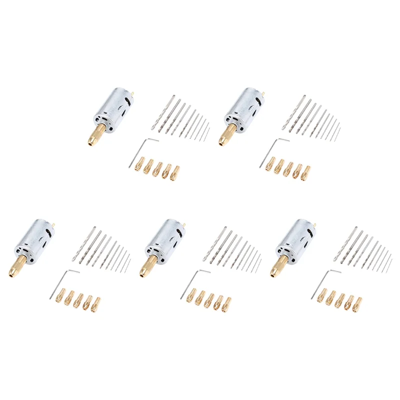 AT21-5X Mini Electric Hand Drill Bit Set DC 12V Motor 0.5-3Mm HSS Twist Drill Bit With 25Pcs Chuck Collets
AT21-5X Mini Electric Hand Drill Bit Set DC 12V Motor 0.5-3Mm HSS Twist Drill Bit With 25Pcs Chuck Collets