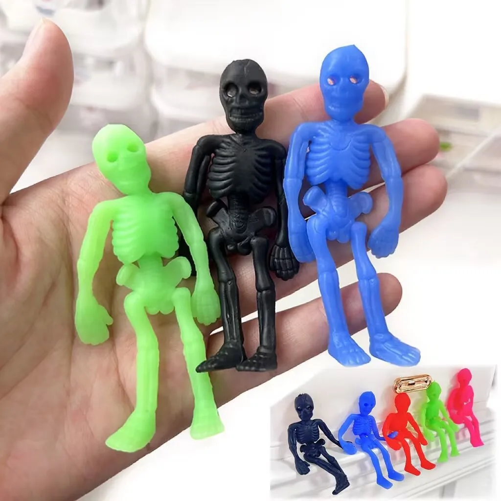 10/20pcs Stretchable Skeleton Skull Man Party Favors For Kids Fillers Gift Stress Relief Toy Zombie Horror Halloween Gifts
10/20pcs Stretchable Skeleton Skull Man Party Favors For Kids Fillers Gift Stress Relief Toy Zombie Horror Halloween Gifts