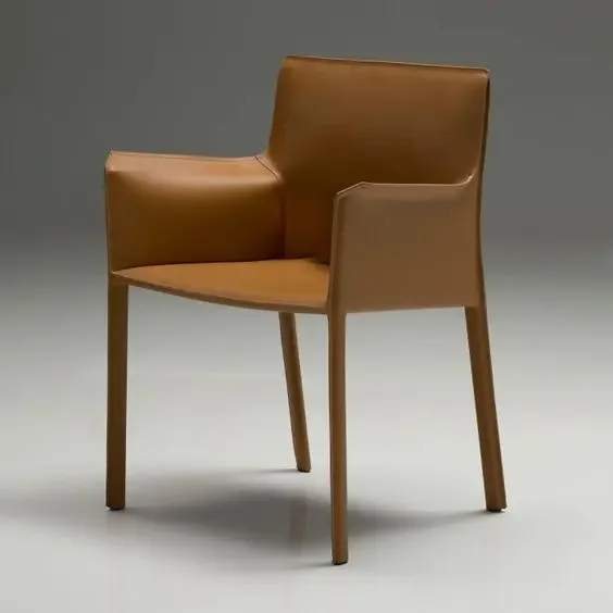 Light Luxury Leather Home Furniture Dining Room Modern Dining Cafe Leather Armchairs In Orange
Light Luxury Leather Home Furniture Dining Room Modern Dining Cafe Leather Armchairs In Orange