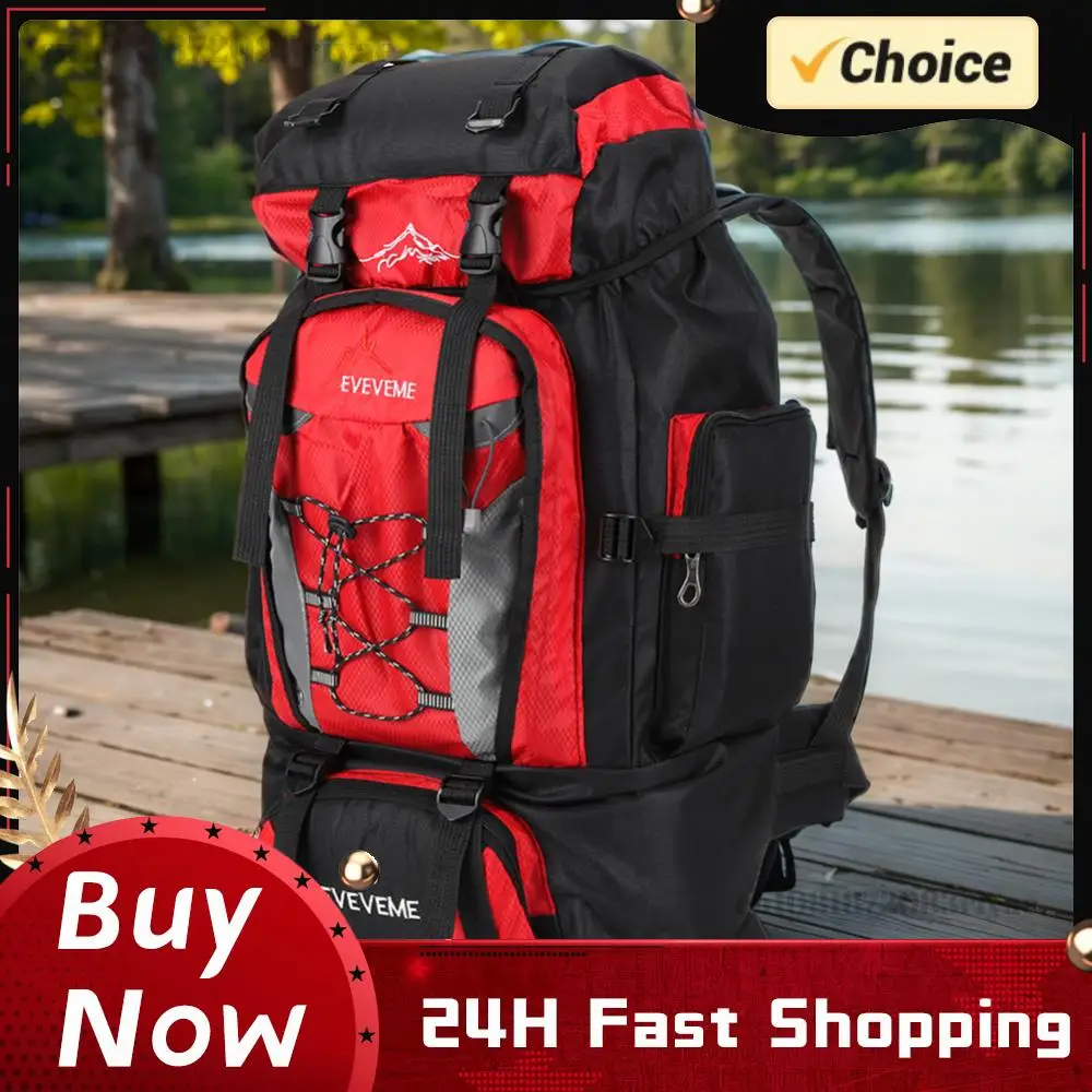 80L Climbing Backpack Large Capacity Trekking Backpack Adjustable Strap Mountain Climbing Rucksack for Outdoor Sports
80L Climbing Backpack Large Capacity Trekking Backpack Adjustable Strap Mountain Climbing Rucksack for Outdoor Sports