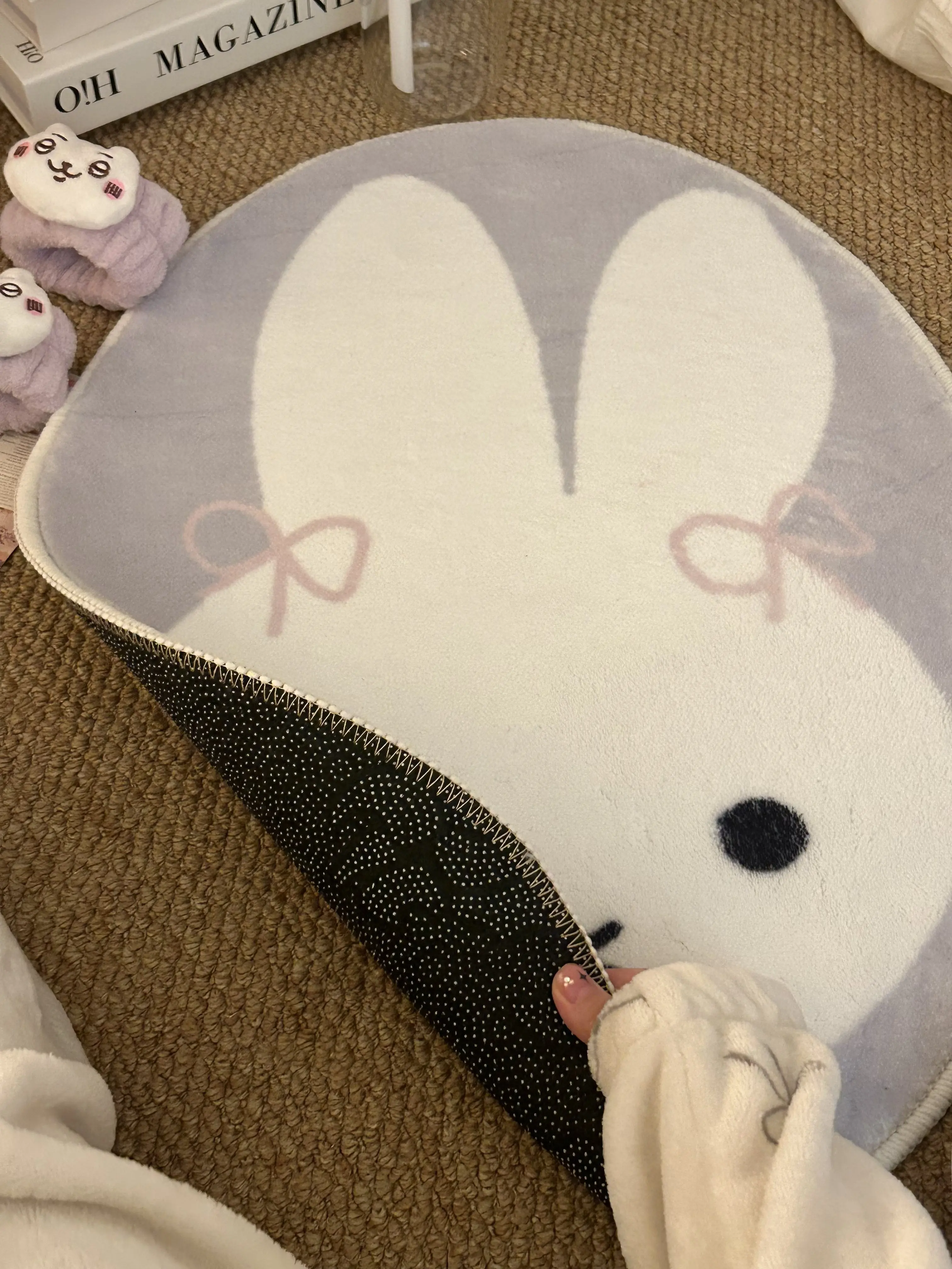 VIKAMA овальный ковер с кроликом, детская комната, прикроватное окно, сиденье, декор, теплая и исцеляющая, милая атмосфера домашнего животного, можно стирать в машине
VIKAMA овальный ковер с кроликом, детская комната, прикроватное окно, сиденье, декор, теплая и исцеляющая, милая атмосфера домашнего животного, можно стирать в машине