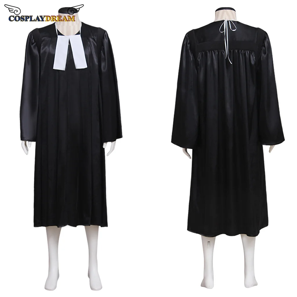 Adult men Judge's Black Robe Cosplay Costume Suit Adult Halloween Carnival Costume Cosplay
Adult men Judge's Black Robe Cosplay Costume Suit Adult Halloween Carnival Costume Cosplay