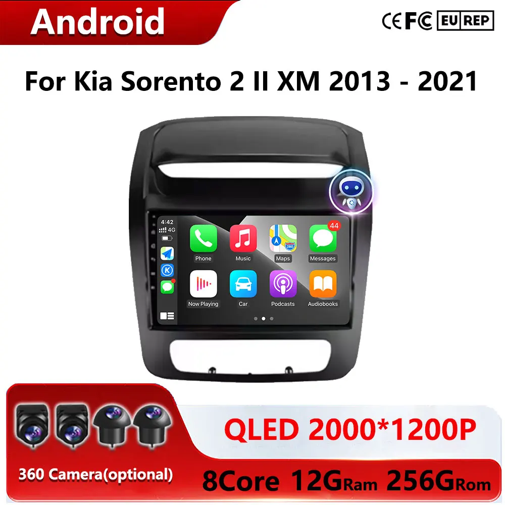 Bluetooth GPS Navigation DSP stereo Carplay For Kia Sorento 2 II XM 2013 - 2021 Android Auto Car Radio Multimedia Video Player
Bluetooth GPS Navigation DSP stereo Carplay For Kia Sorento 2 II XM 2013 - 2021 Android Auto Car Radio Multimedia Video Player