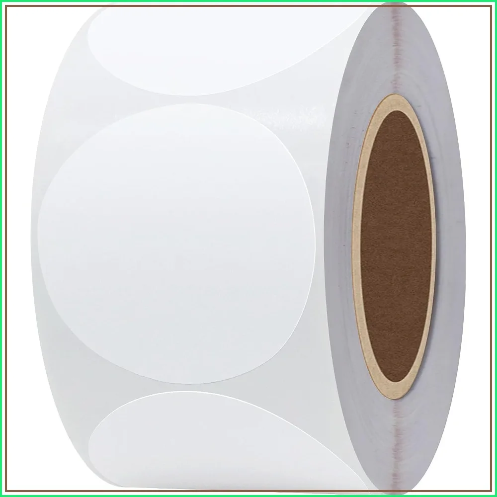 2 Inch Circle Direct Thermal Stickers for Barcode, Name Tag, DIY Logo, QR Code, Inventory - 750 Pcs, Compatible with Zebra, Rollo, Munbyn
2 Inch Circle Direct Thermal Stickers for Barcode, Name Tag, DIY Logo, QR Code, Inventory - 750 Pcs, Compatible with Zebra, Rollo, Munbyn