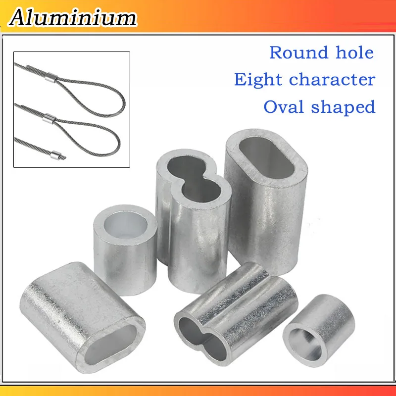 1-50pcs Steel Wire Rope Round Dingle Hole Aluminum Sleeve Figure 8 Aluminum Chuck Oval Hole Clamp Aluminum Buckles Quick Chuck
1-50pcs Steel Wire Rope Round Dingle Hole Aluminum Sleeve Figure 8 Aluminum Chuck Oval Hole Clamp Aluminum Buckles Quick Chuck