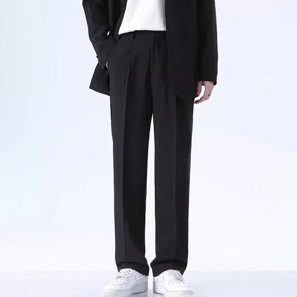 2025 Summer New Men's Solid Color Thin Straight Trousers Fashion Trend Casual Simple Loose All-match Breathable Men's Bottoms
2025 Summer New Men's Solid Color Thin Straight Trousers Fashion Trend Casual Simple Loose All-match Breathable Men's Bottoms