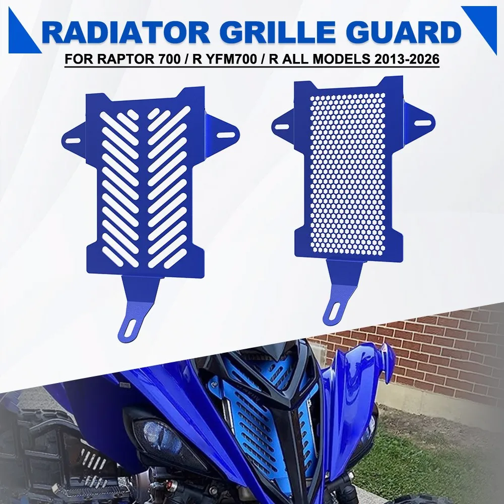 Motorcycle Radiator Guard Grille Cover Protection For Yamaha Raptor 700 / R YFM700 / R All Models 2013-2026 Raptor700 YFM700R
Motorcycle Radiator Guard Grille Cover Protection For Yamaha Raptor 700 / R YFM700 / R All Models 2013-2026 Raptor700 YFM700R