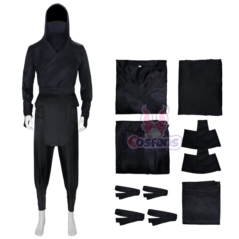 Halloween Unisex Ninja Cosplay Clothes Adult Samurai Fantasy Hooded Black All-inclusive Uniform Costume Carnival Party Clothing
Halloween Unisex Ninja Cosplay Clothes Adult Samurai Fantasy Hooded Black All-inclusive Uniform Costume Carnival Party Clothing