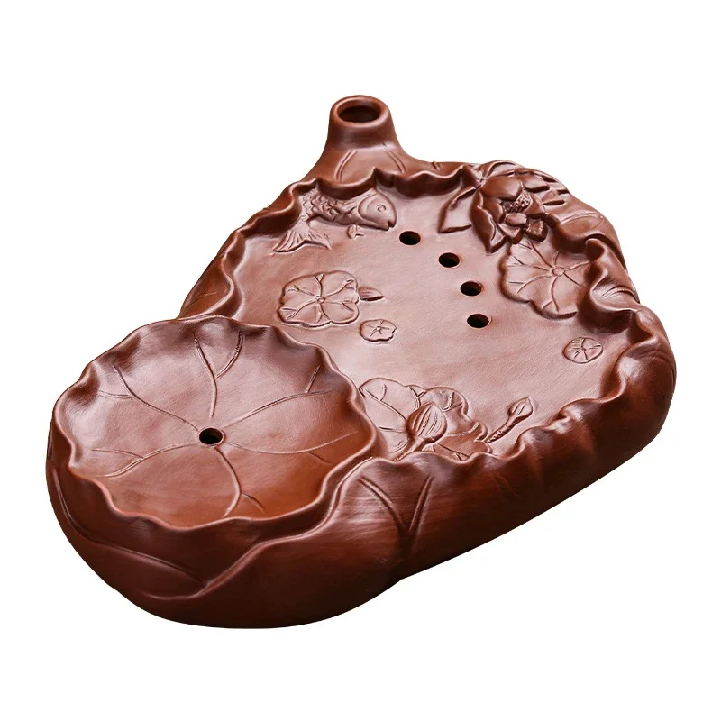 Zisha Kung Fu Tea Set Household Tea Tray Saucer Water Storage Type Mini Dry Brewing Table Base Tray
Zisha Kung Fu Tea Set Household Tea Tray Saucer Water Storage Type Mini Dry Brewing Table Base Tray