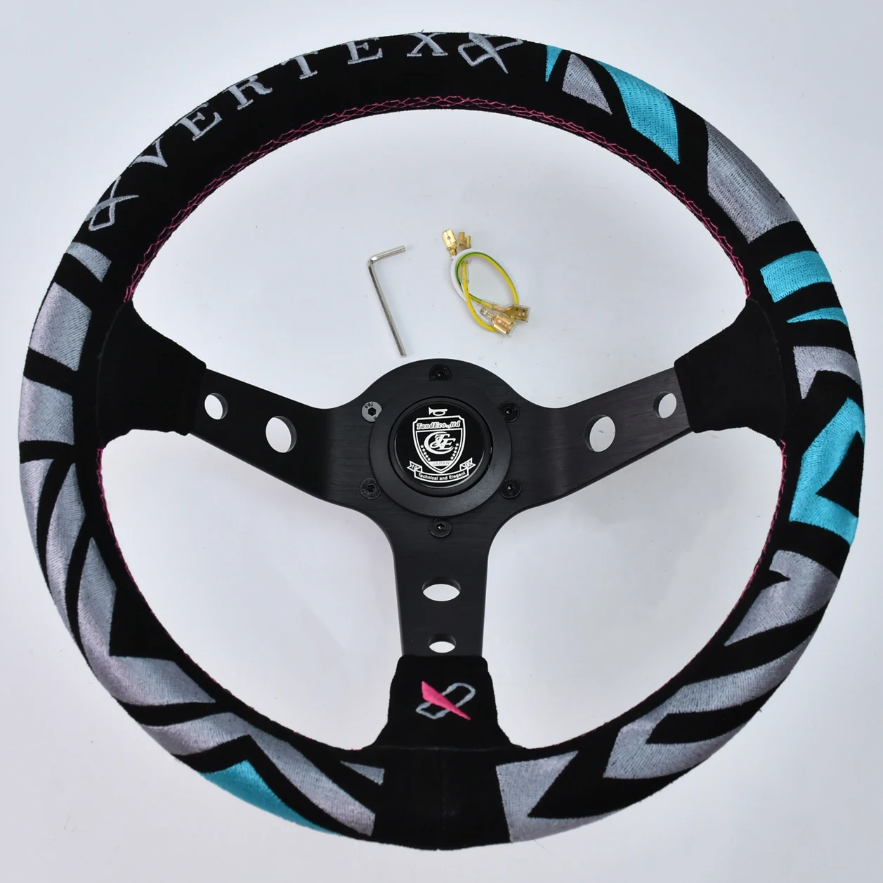Universal 320mm Suede Racing Steering Wheel VERTEX JDM Style 85mm Deep Diameter Car Driving Steering Wheel
Universal 320mm Suede Racing Steering Wheel VERTEX JDM Style 85mm Deep Diameter Car Driving Steering Wheel