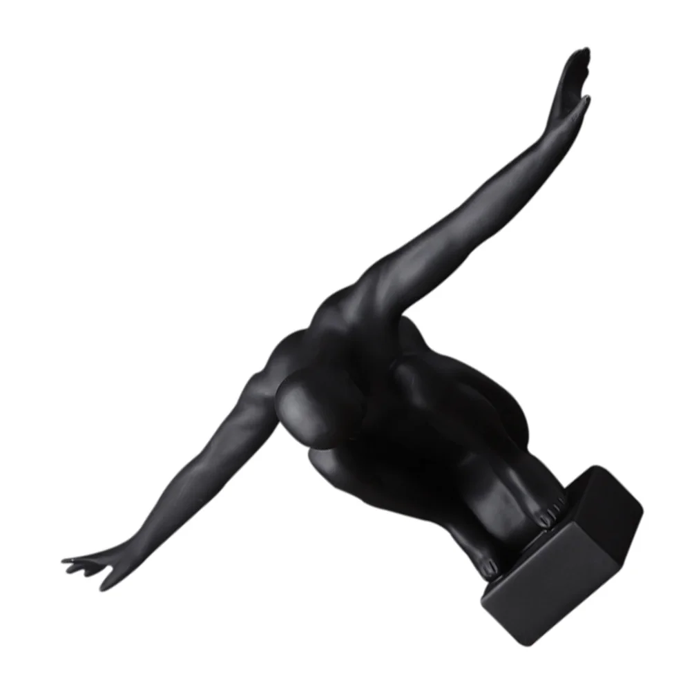 Nordic Style Resin Sculpture Statue Black Winged Man Craft Decoration for Living Room Office Study Porch Home Decor Abstract
Nordic Style Resin Sculpture Statue Black Winged Man Craft Decoration for Living Room Office Study Porch Home Decor Abstract