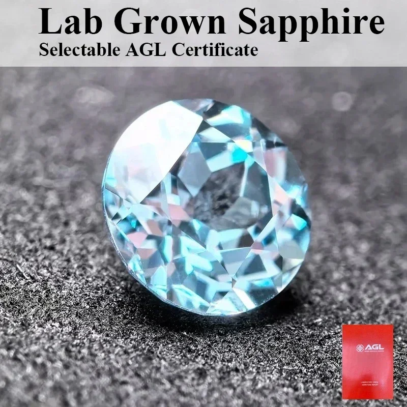 Aquamarine Color Round Shaped Lab Grown Sapphire Extremely Shiny Quality Advanced Jewelry Making Materials AGL Certi
Aquamarine Color Round Shaped Lab Grown Sapphire Extremely Shiny Quality Advanced Jewelry Making Materials AGL Certi