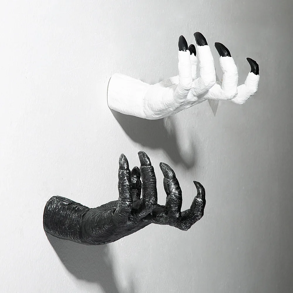 Resin Wall Hanging Decoration Devil's Claw Hand Storage Body Sculpture Abstract Statue Decorative Figurines Accessories
Resin Wall Hanging Decoration Devil's Claw Hand Storage Body Sculpture Abstract Statue Decorative Figurines Accessories