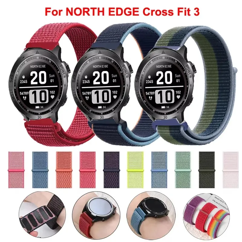 Watch Strap 22mm Nylon Loop For NORTH EDGE Cross Fit 3 Sport Watchband For NORTH EDGE Cross Fit 3 Bracelet Correa Replace
Watch Strap 22mm Nylon Loop For NORTH EDGE Cross Fit 3 Sport Watchband For NORTH EDGE Cross Fit 3 Bracelet Correa Replace