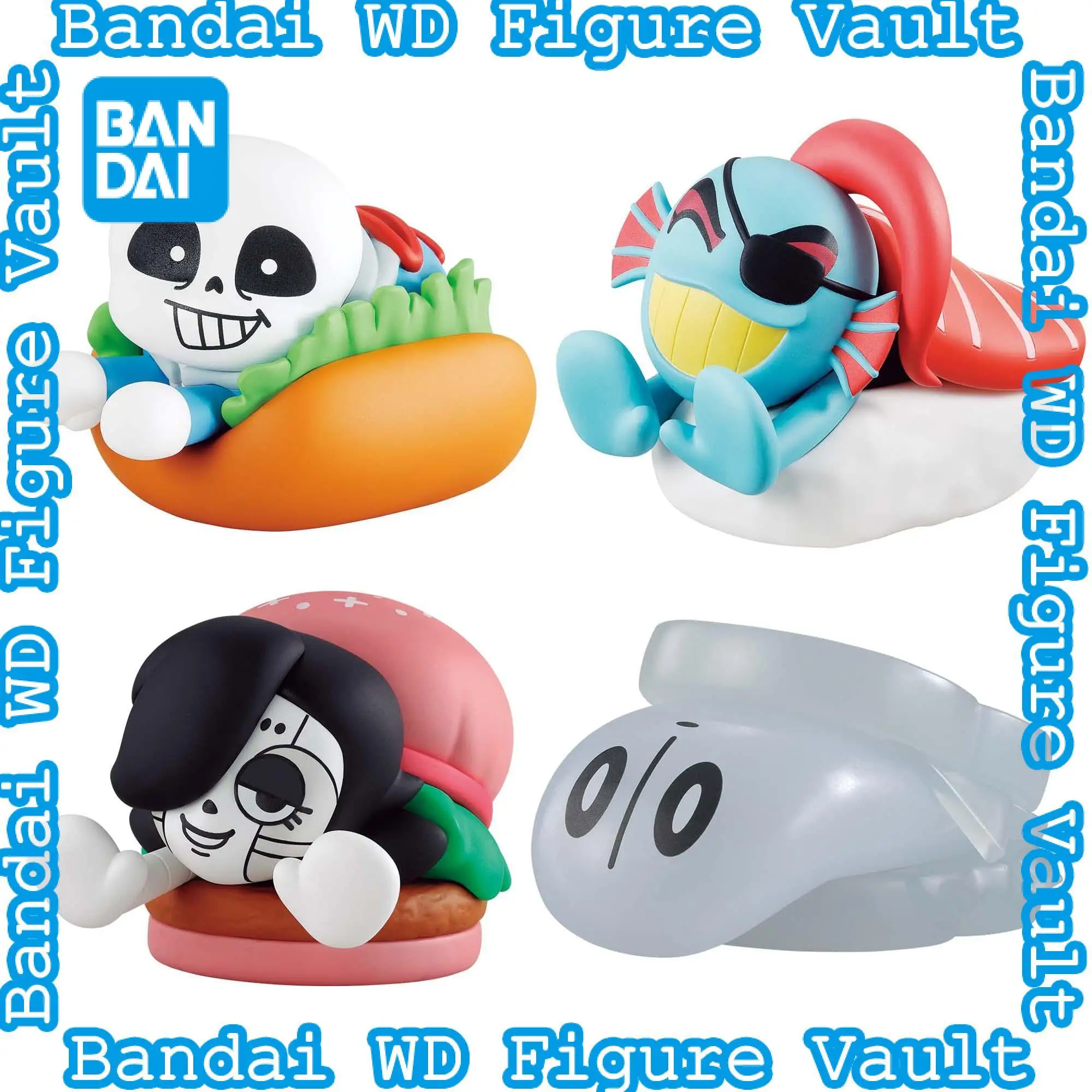 Bandai Officially Licensed NDERTALE Figure FOOD DESIGN Complete set of four Premium Collectible Model Gift
Bandai Officially Licensed NDERTALE Figure FOOD DESIGN Complete set of four Premium Collectible Model Gift