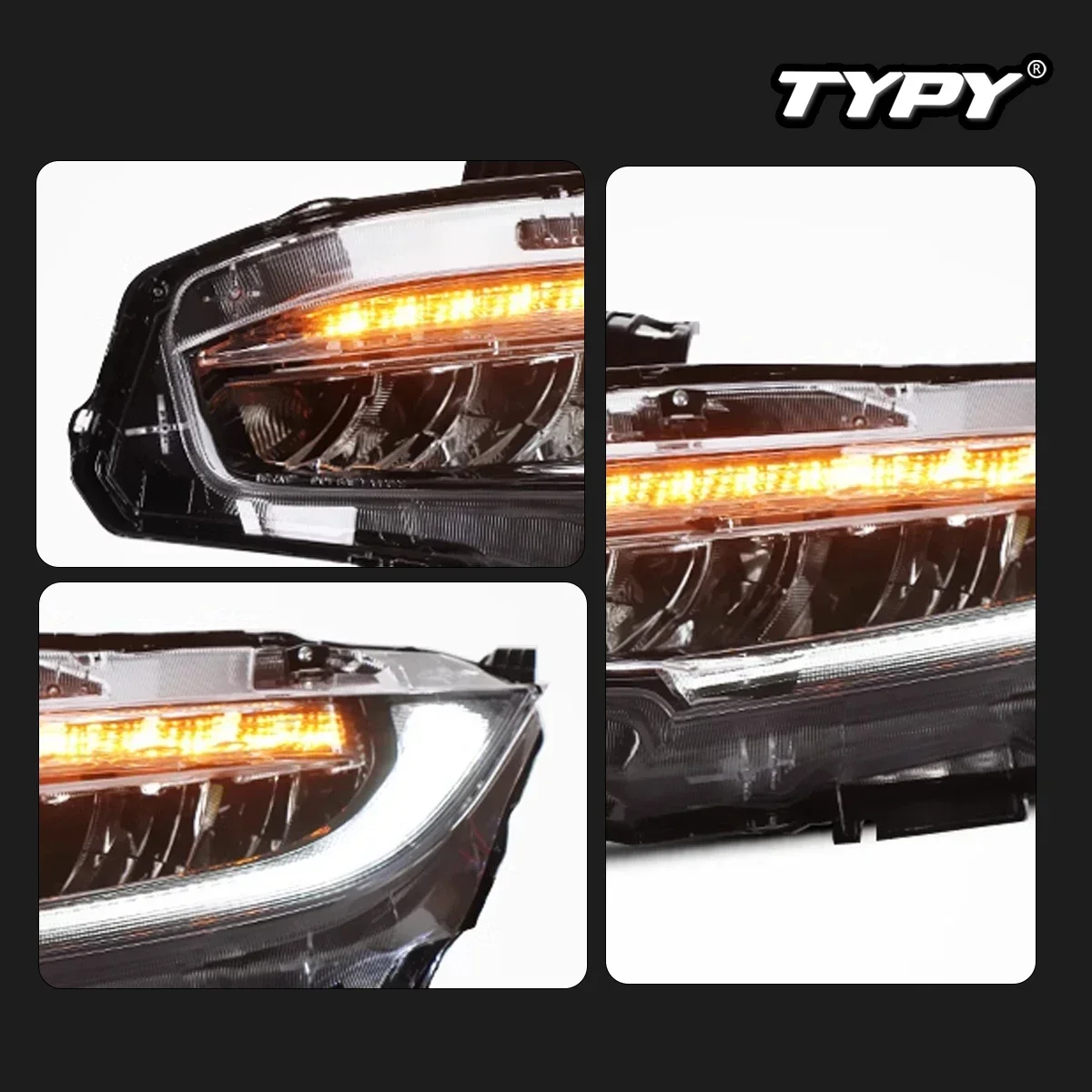 TYPY New LED Head Lamp Upgrade Modified For Honda Civic 10th Headlights 2016-2021 Dynamic Signal Head Lamp Auto Accessories
TYPY New LED Head Lamp Upgrade Modified For Honda Civic 10th Headlights 2016-2021 Dynamic Signal Head Lamp Auto Accessories