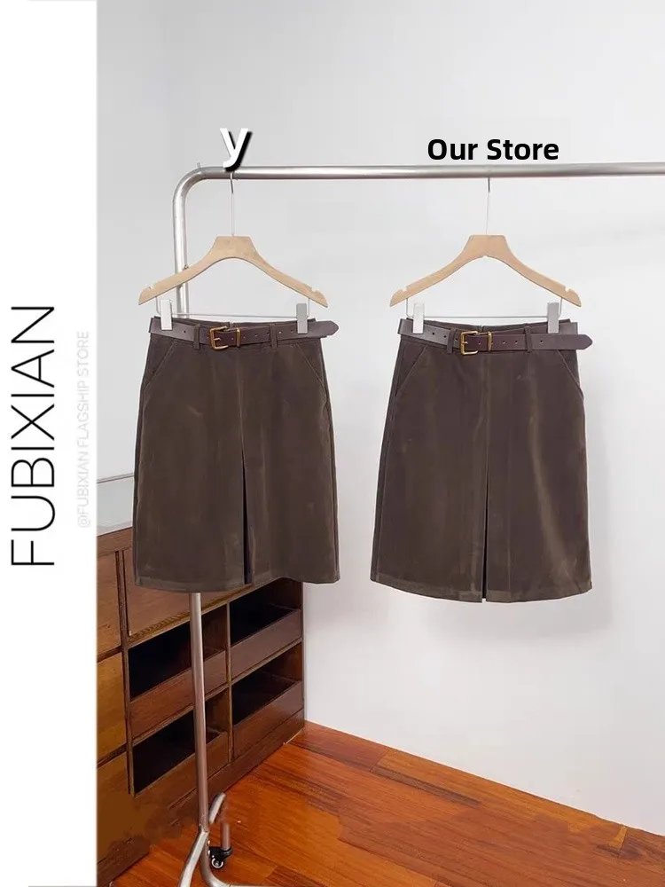 Cé Au Lait A-Line Skirt Fake Slit High Waist Polyester Fiber Vintage Sle Youthful Autumn Winter New Arrival Versatil...
Cé Au Lait A-Line Skirt Fake Slit High Waist Polyester Fiber Vintage Sle Youthful Autumn Winter New Arrival Versatil...