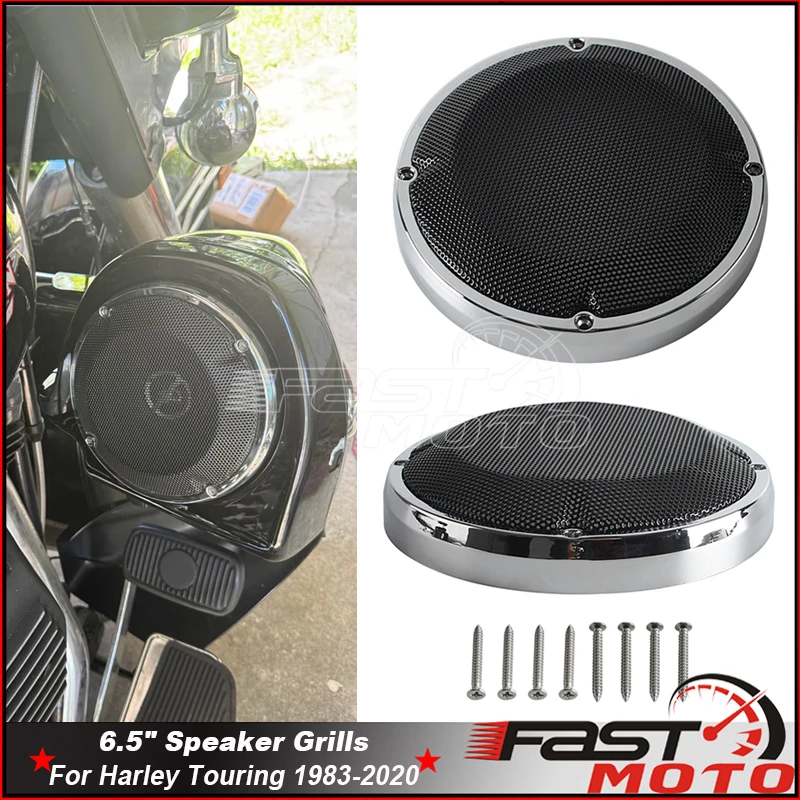 6.5" 6.5Inch Speaker Grill Cover Grille For Harley Touring Road King Electra Street Road Glide Ultra Classic FLHT FLTR 1983-2020
6.5" 6.5Inch Speaker Grill Cover Grille For Harley Touring Road King Electra Street Road Glide Ultra Classic FLHT FLTR 1983-2020
