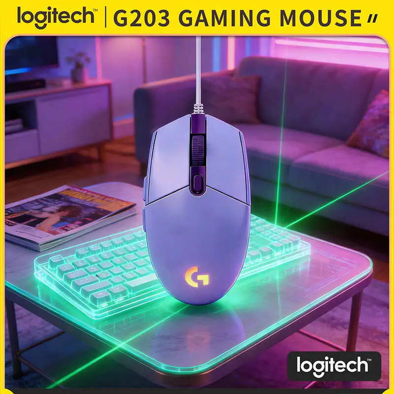 Мышь Logitech G203 проводная USB, оптический игровой сенсор, RGB-подсветка, легкая, идеально подходит для киберспорта и работы
Мышь Logitech G203 проводная USB, оптический игровой сенсор, RGB-подсветка, легкая, идеально подходит для киберспорта и работы