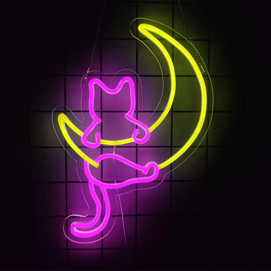 Аниме Кот Неоновая Вывеска Луна Кот Неоновая Подсветка Знаки Для Настенного Декора Волшебный Кот Светодиодные Вывески Для Комнаты Девушки Спальня День Рождения Декор
Аниме Кот Неоновая Вывеска Луна Кот Неоновая Подсветка Знаки Для Настенного Декора Волшебный Кот Светодиодные Вывески Для Комнаты Девушки Спальня День Рождения Декор